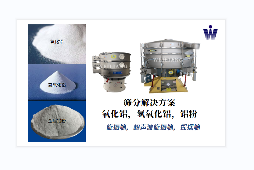 氧化鋁、氫氧化鋁、金屬鋁粉篩分案例
